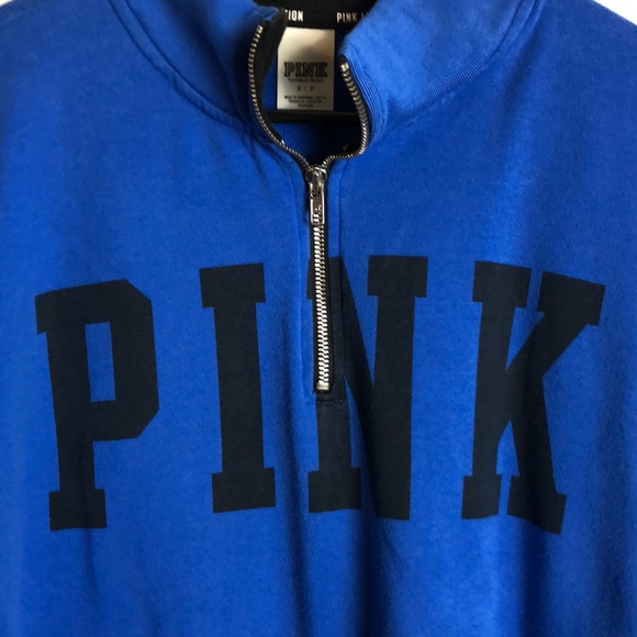 royal blue pink sweater